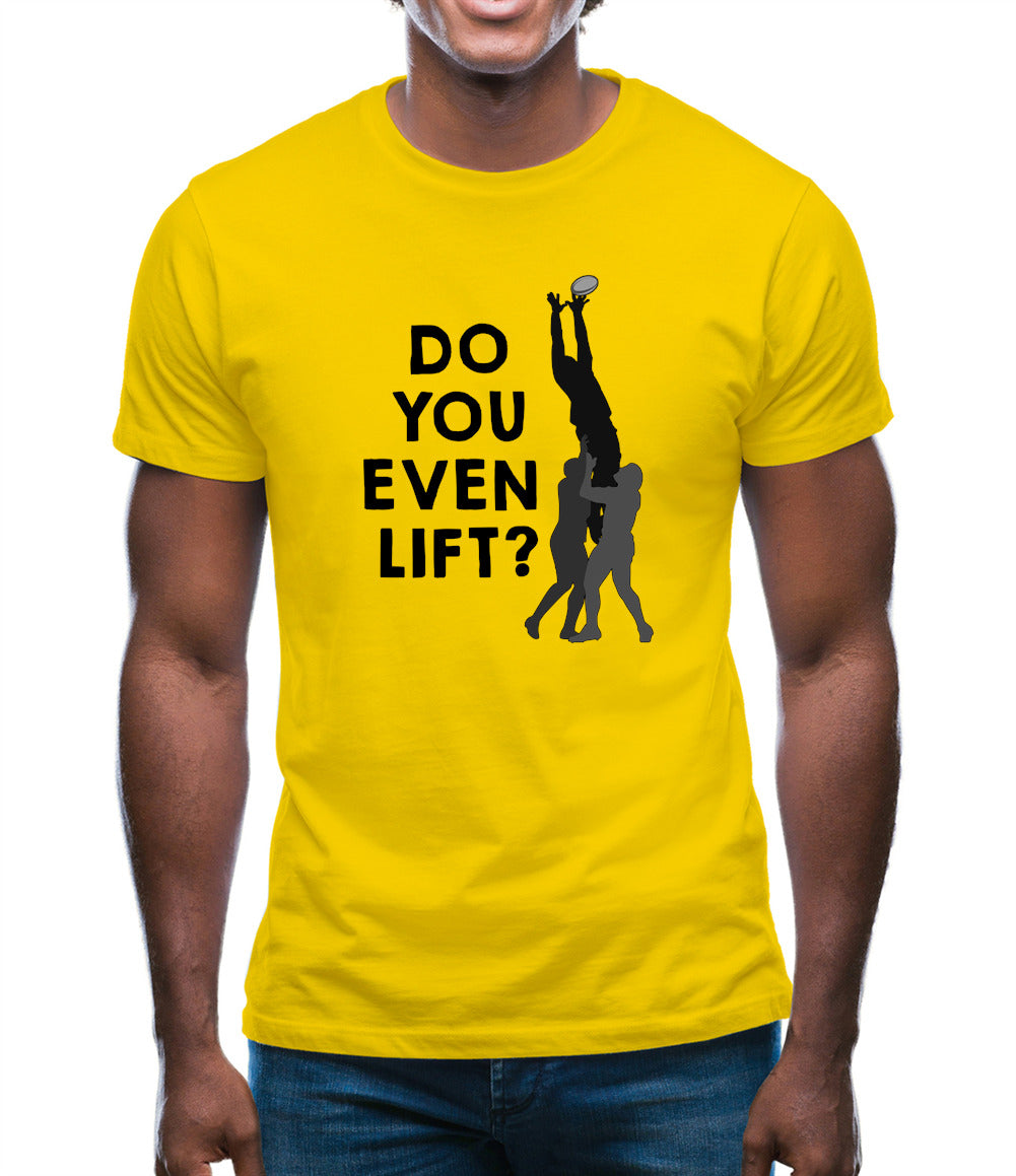 Do You Even Lift (Rugby Lineout) Mens T-Shirt Do You Even Lift (Rugby Lineout) Mens T-Shirt