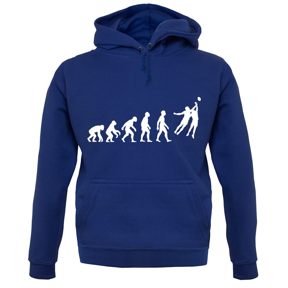 Evolution Of Man Aussie Rules Football Unisex Hoodie Evolution Of Man Aussie Rules Football Unisex Hoodie