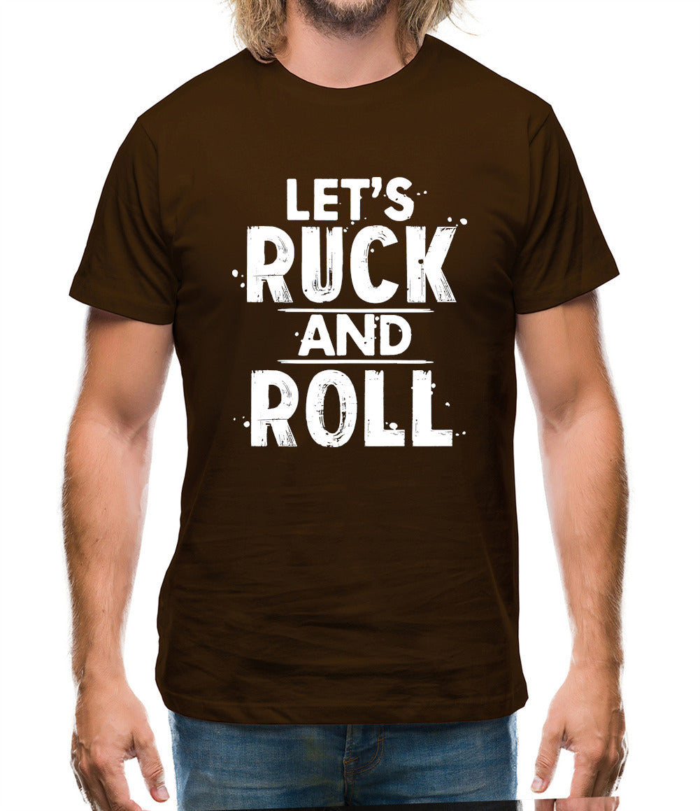 Let's Ruck And Roll Mens T-Shirt Let's Ruck And Roll Mens T-Shirt