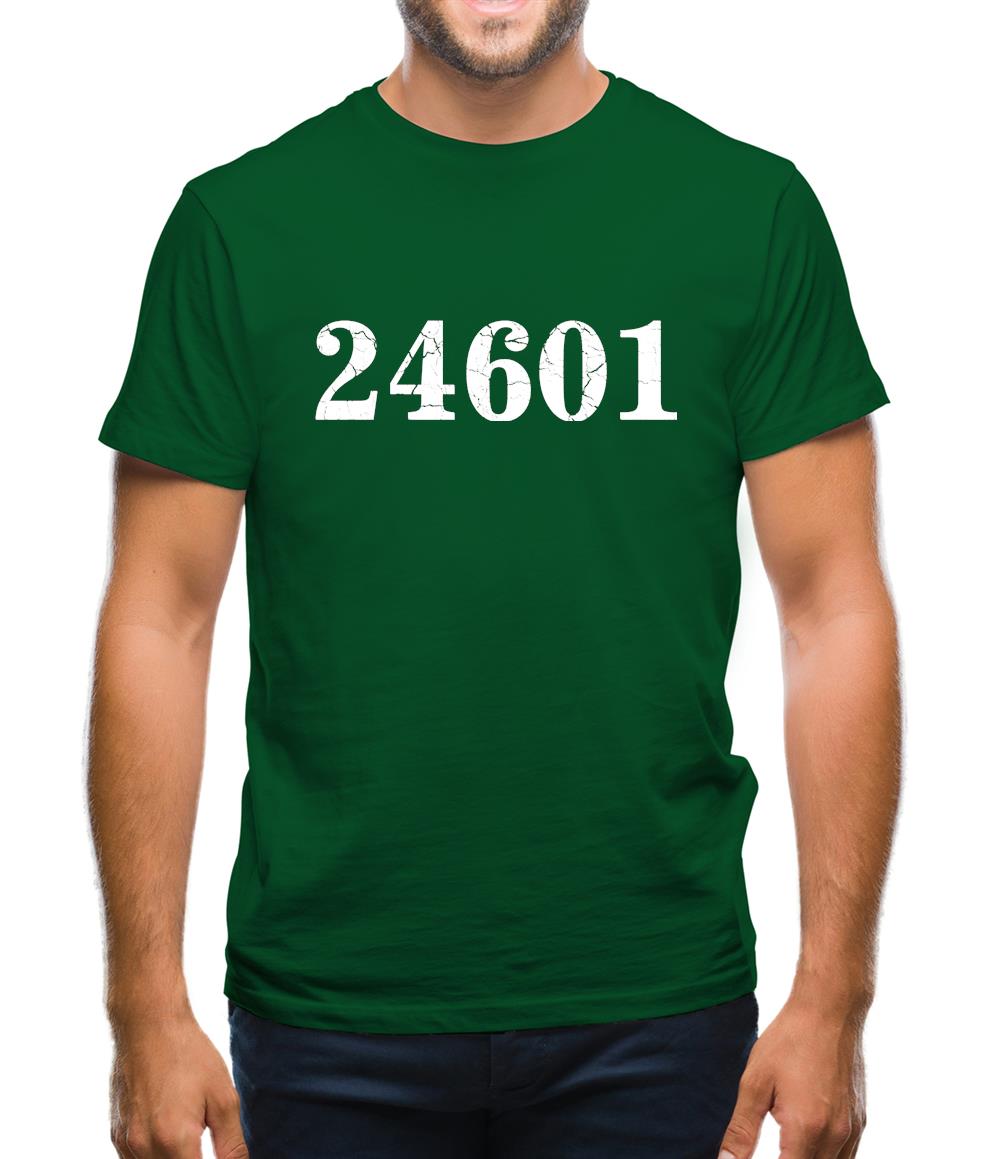 24601 Prison Number Mens T-Shirt 24601 Prison Number Mens T-Shirt