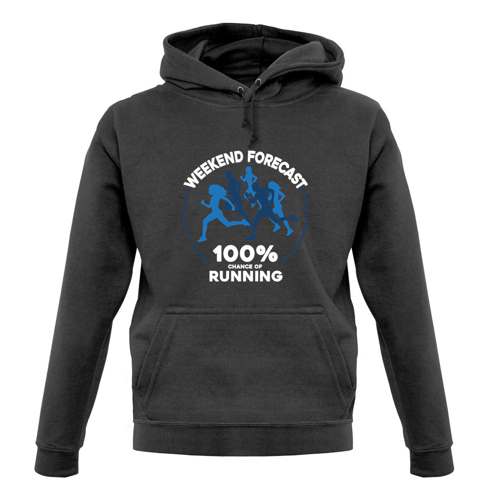 Weekend Forecast - Running Unisex Hoodie Weekend Forecast - Running Unisex Hoodie