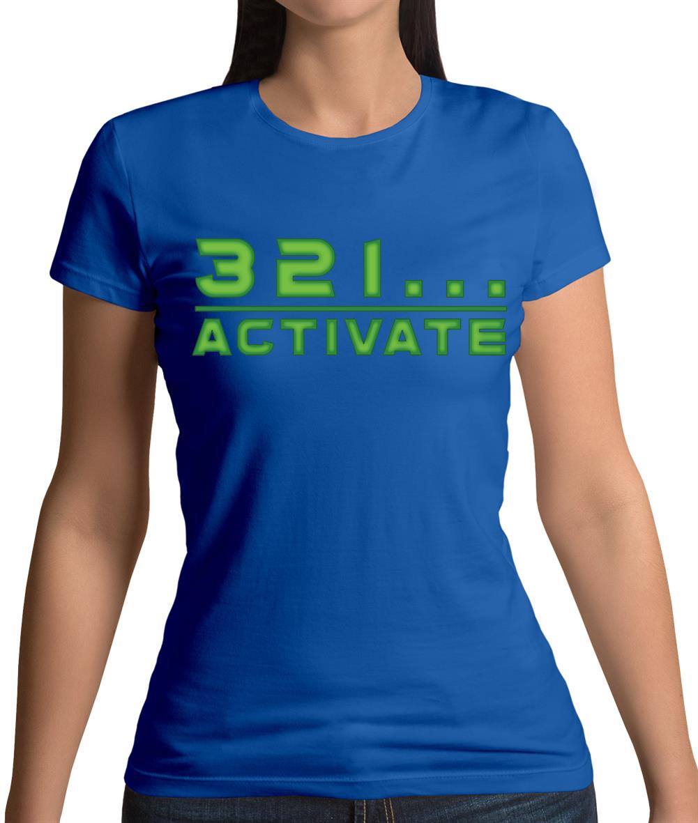 321…Activate Womens T-Shirt 321…Activate Womens T-Shirt