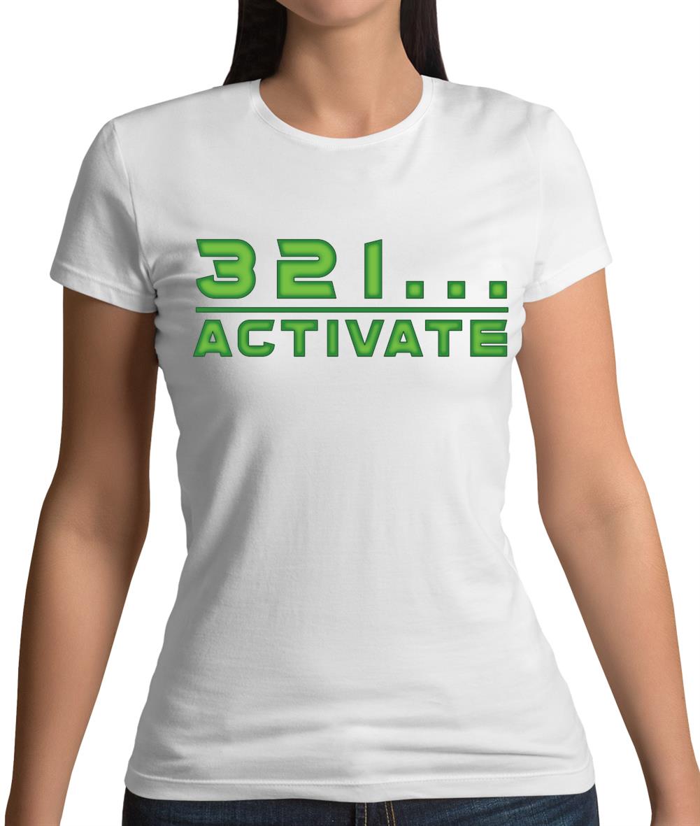321…Activate Womens T-Shirt 321…Activate Womens T-Shirt
