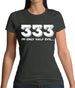 Half Evil 333 Womens T-Shirt Half Evil 333 Womens T-Shirt
