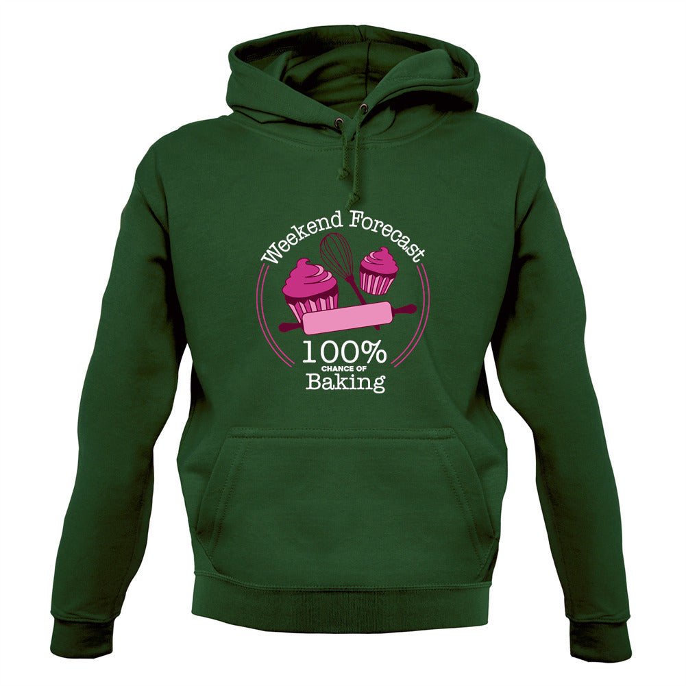 Weekend Forecast - Baking Unisex Hoodie Weekend Forecast - Baking Unisex Hoodie