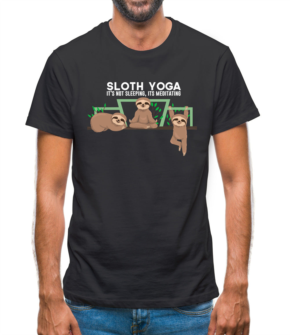 Sloth Yoga Mens T-Shirt Sloth Yoga Mens T-Shirt
