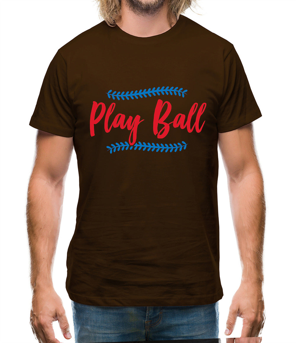 Play Ball Mens T-Shirt Play Ball Mens T-Shirt