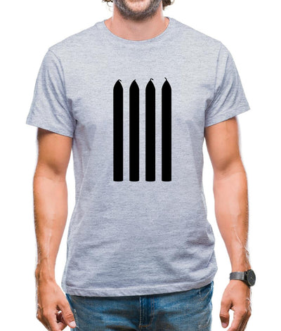 Four Candles Mens T-Shirt