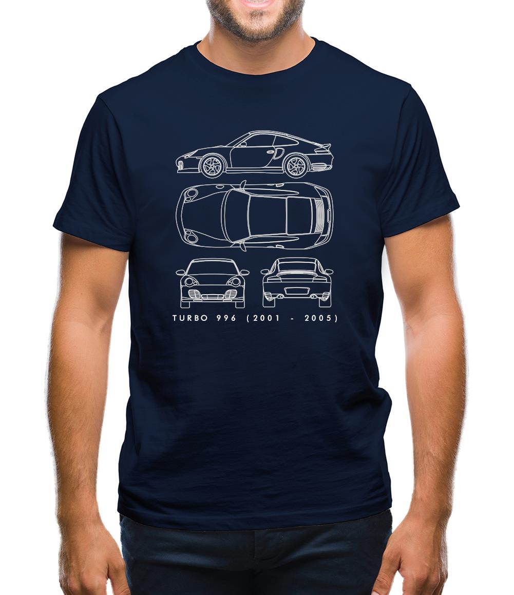 Blue Print 911 T 996 Mens T-Shirt Blue Print 911 T 996 Mens T-Shirt