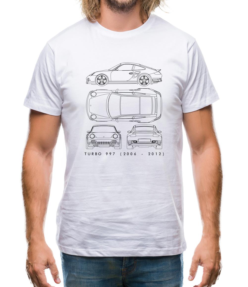 Blue Print 911 T 997 Mens T-Shirt Blue Print 911 T 997 Mens T-Shirt