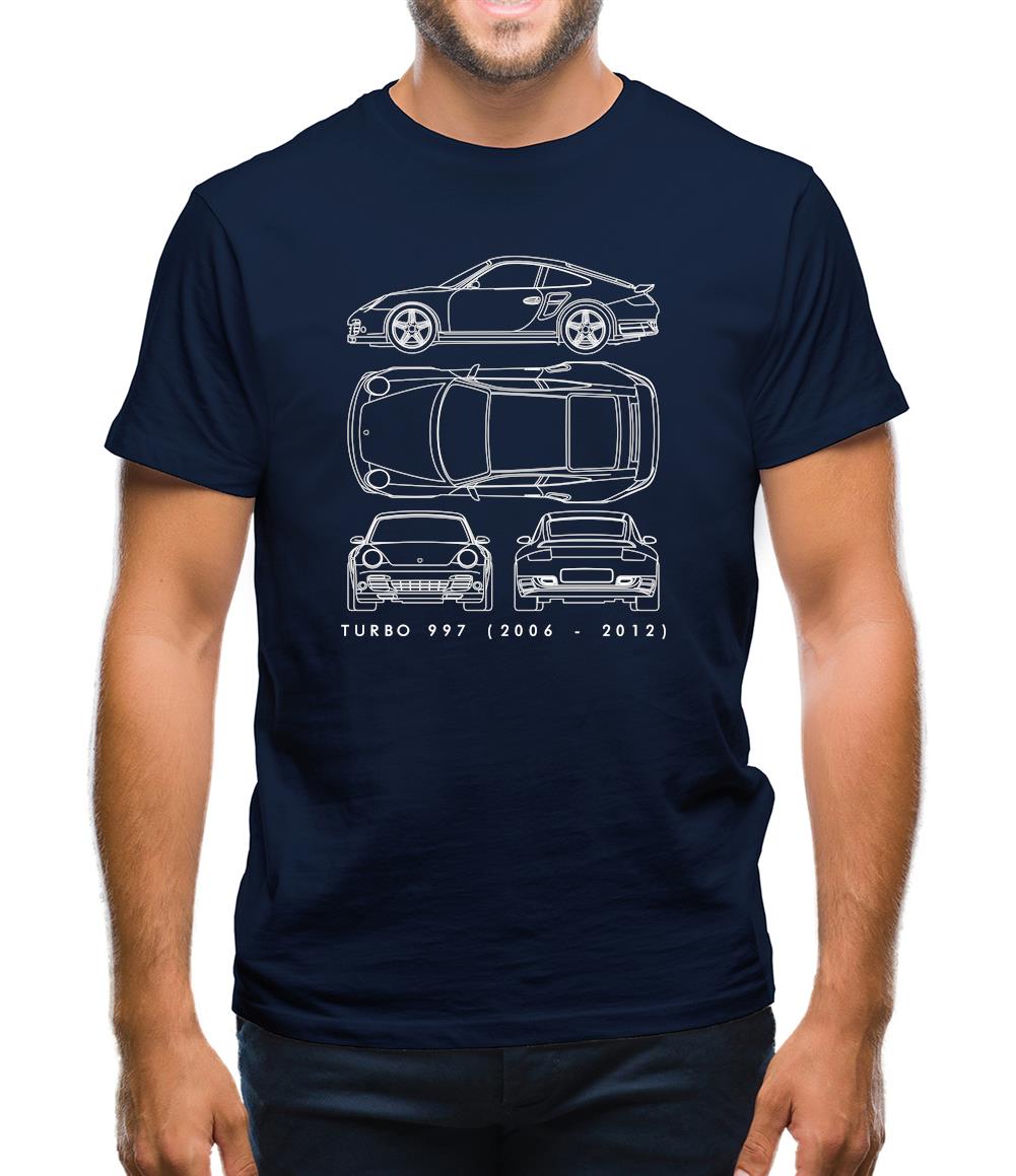 Blue Print 911 T 997 Mens T-Shirt Blue Print 911 T 997 Mens T-Shirt