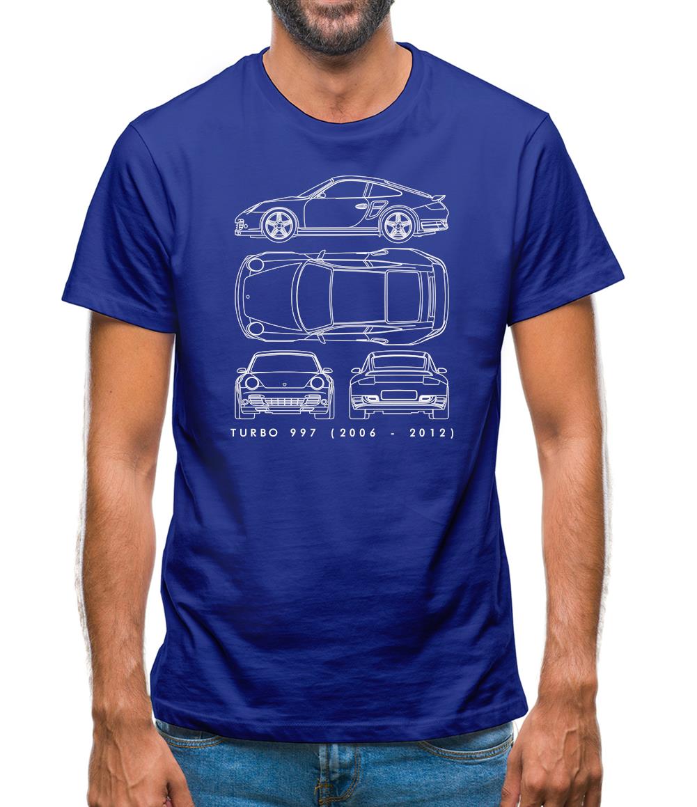 Blue Print 911 T 997 Mens T-Shirt Blue Print 911 T 997 Mens T-Shirt