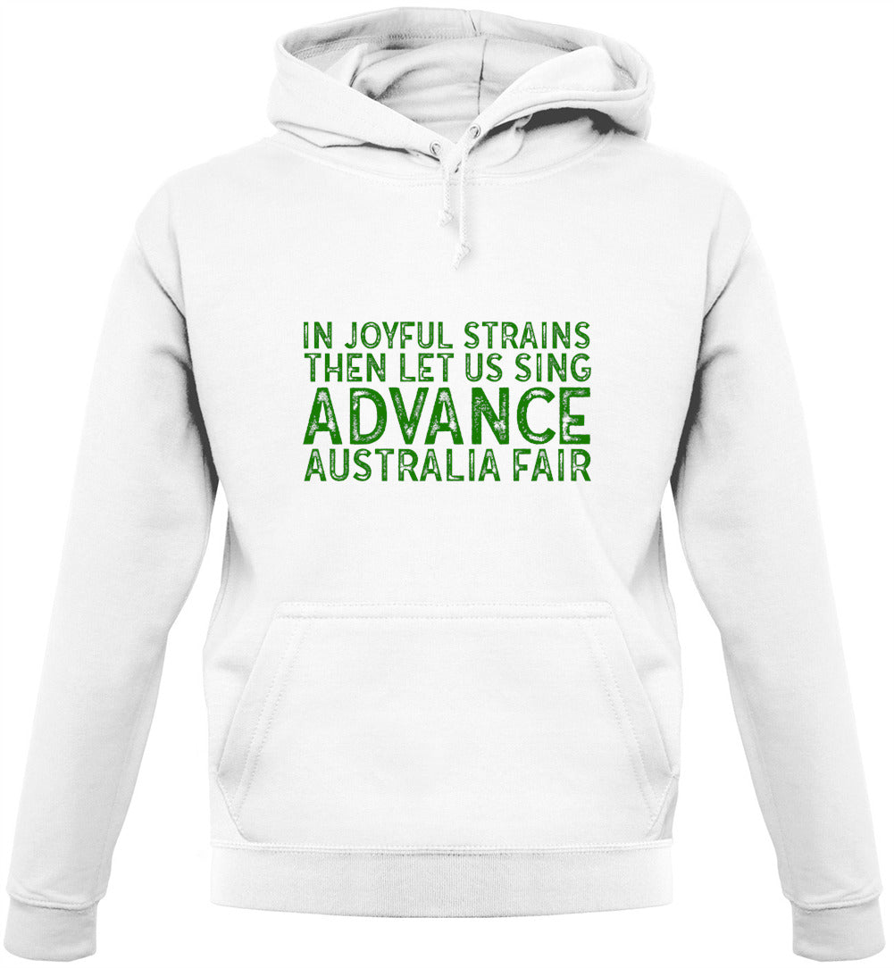 Advance Australia Fair Unisex Hoodie Advance Australia Fair Unisex Hoodie