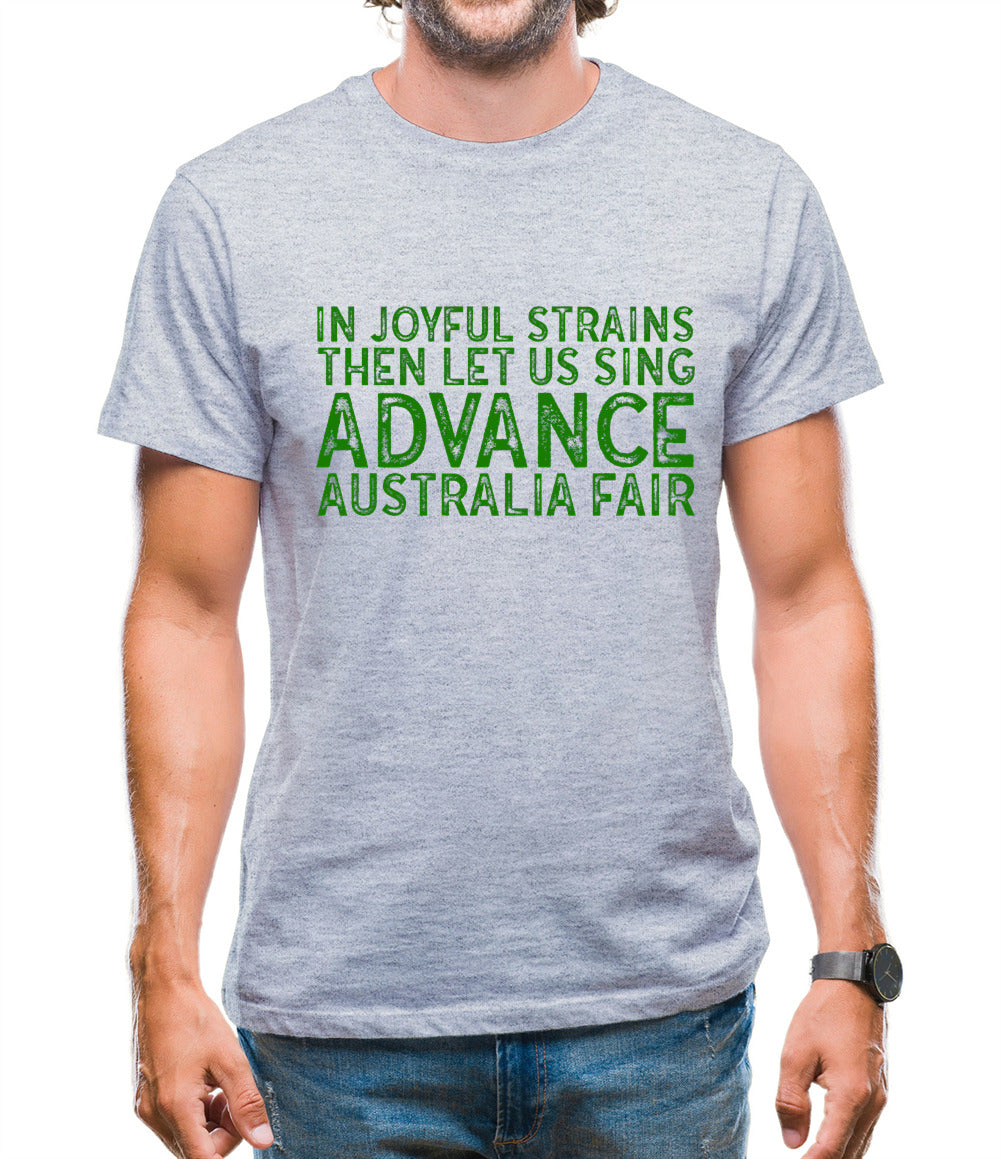 Advance Australia Fair Mens T-Shirt Advance Australia Fair Mens T-Shirt