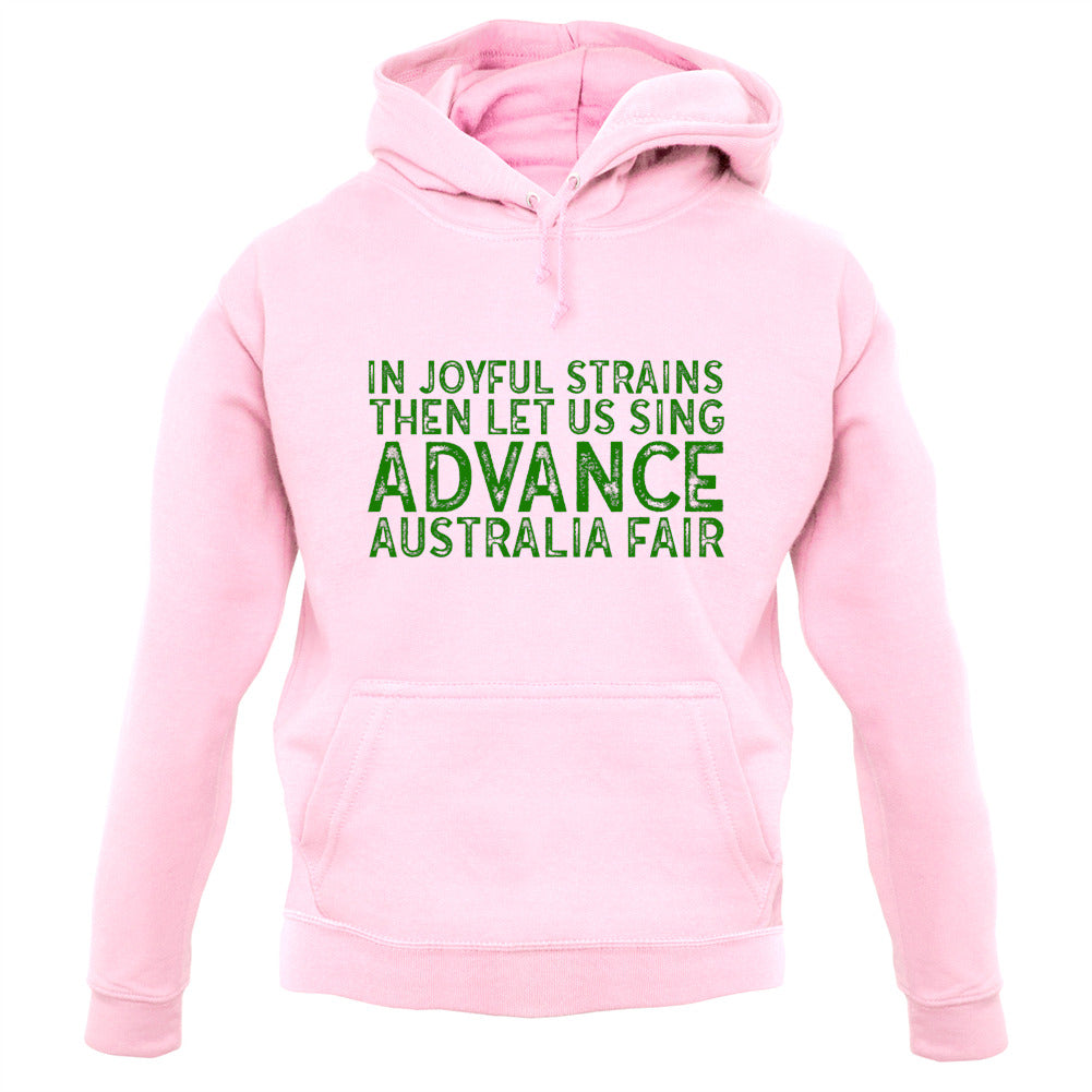 Advance Australia Fair Unisex Hoodie Advance Australia Fair Unisex Hoodie