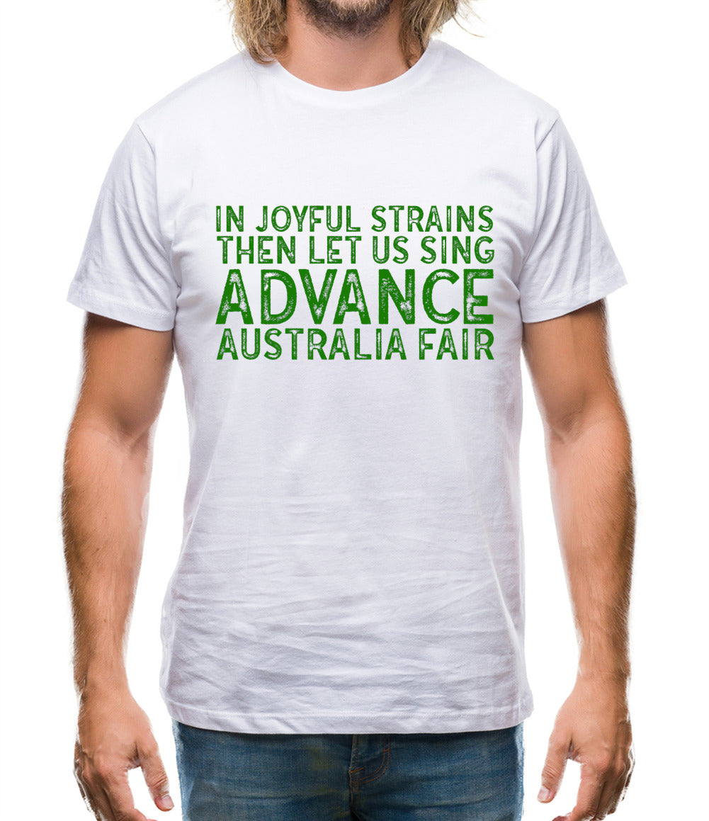 Advance Australia Fair Mens T-Shirt Advance Australia Fair Mens T-Shirt