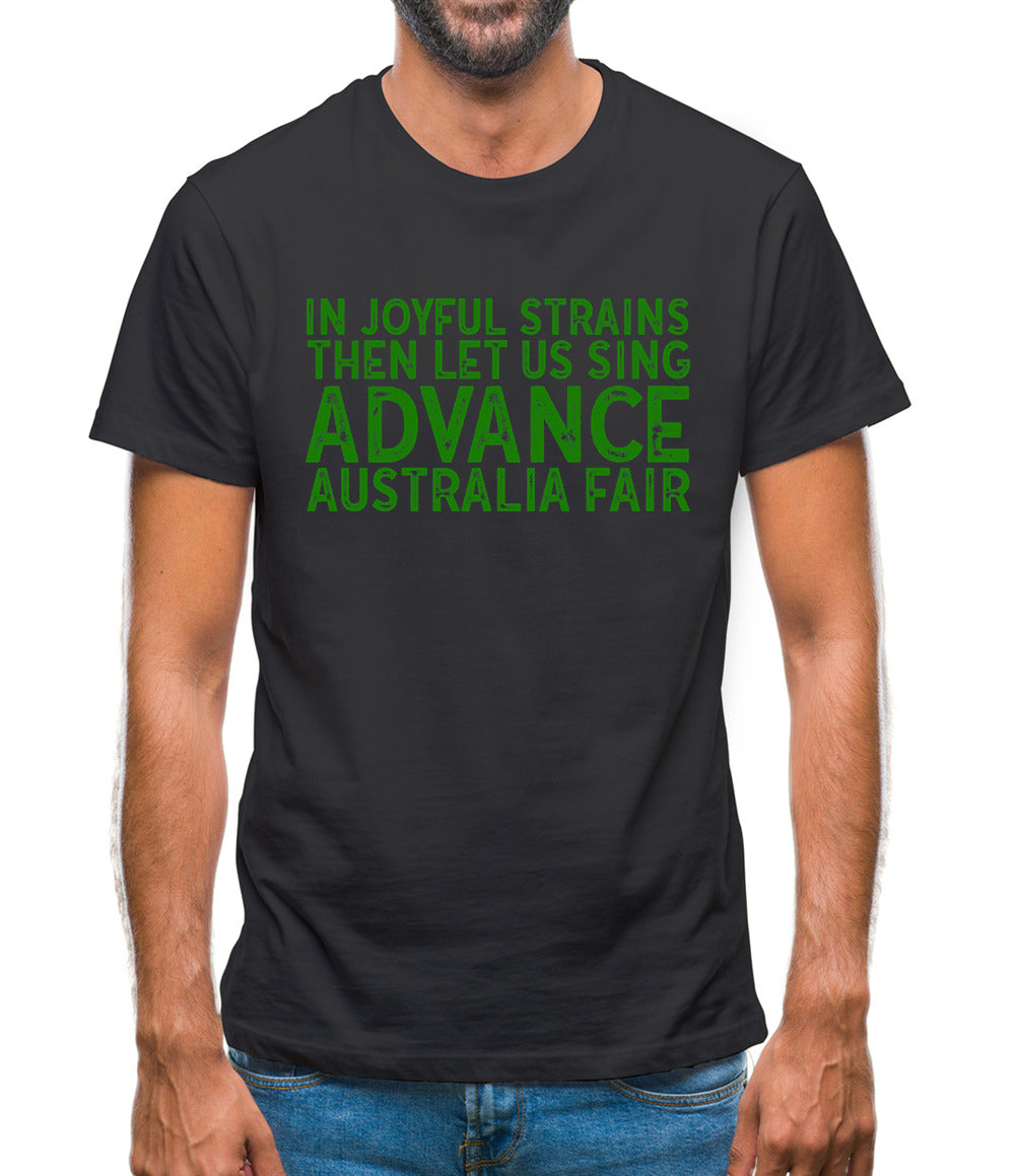 Advance Australia Fair Mens T-Shirt Advance Australia Fair Mens T-Shirt