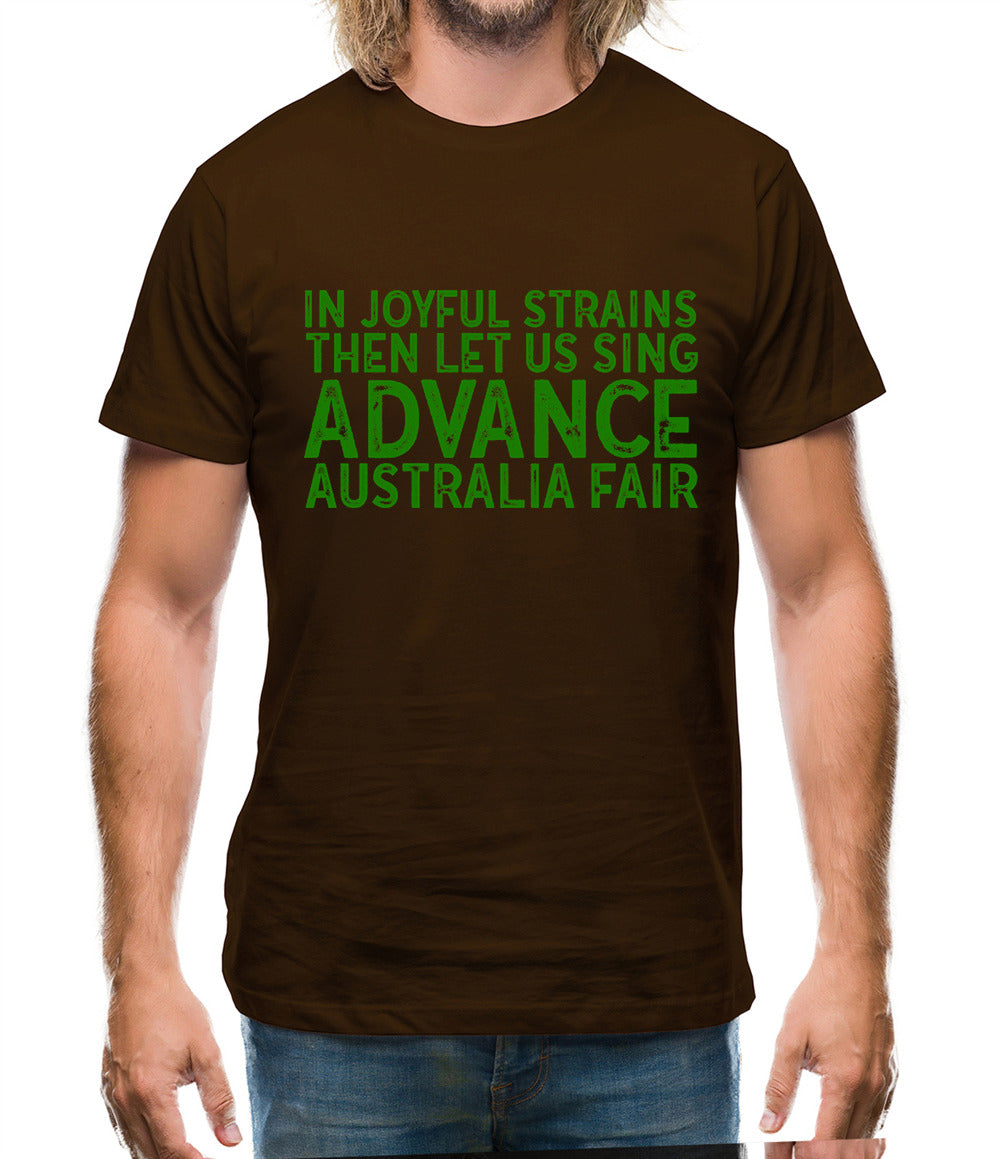 Advance Australia Fair Mens T-Shirt Advance Australia Fair Mens T-Shirt