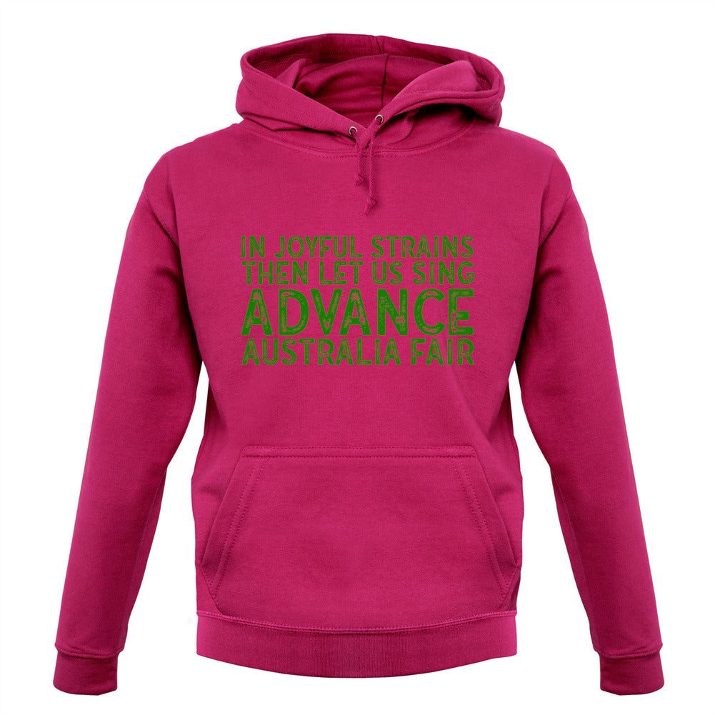 Advance Australia Fair Unisex Hoodie Advance Australia Fair Unisex Hoodie