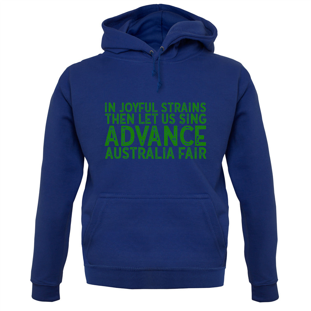 Advance Australia Fair Unisex Hoodie Advance Australia Fair Unisex Hoodie