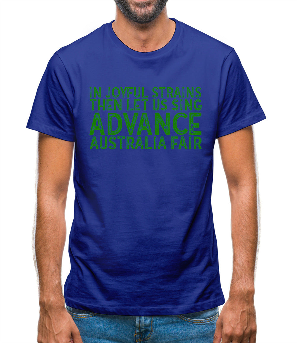 Advance Australia Fair Mens T-Shirt Advance Australia Fair Mens T-Shirt