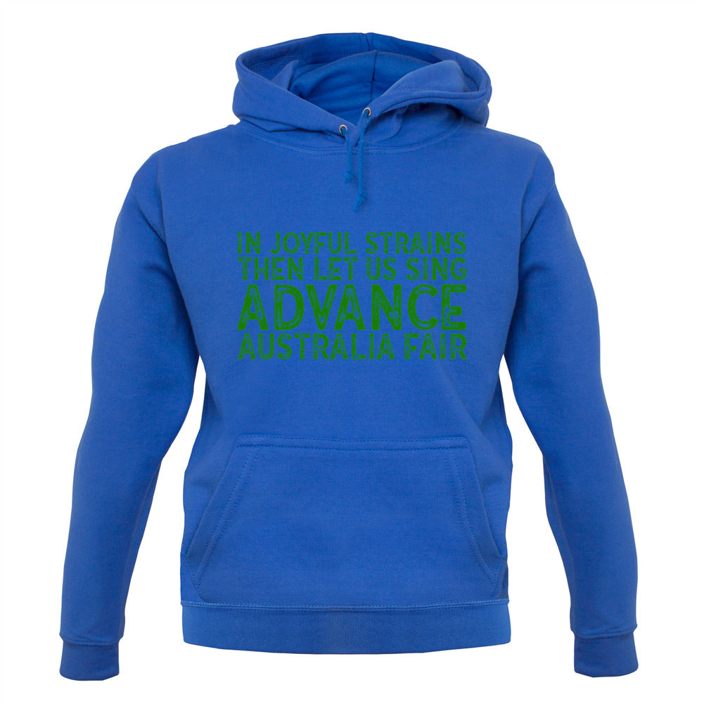 Advance Australia Fair Unisex Hoodie Advance Australia Fair Unisex Hoodie