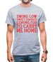 Swing Low, Sweet Chariot Mens T-Shirt Swing Low, Sweet Chariot Mens T-Shirt
