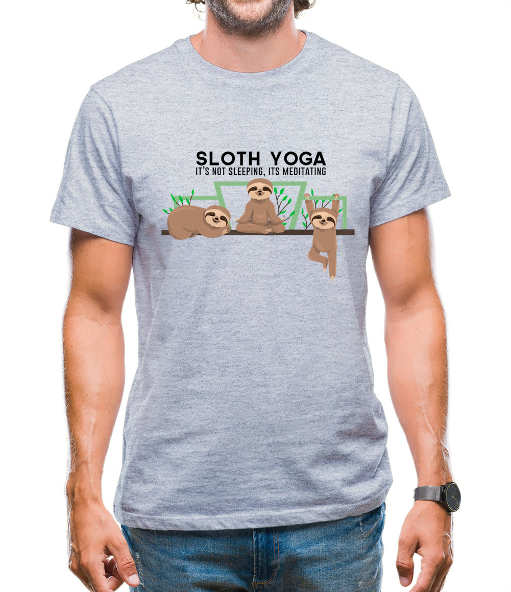 Sloth Yoga Mens T-Shirt Sloth Yoga Mens T-Shirt