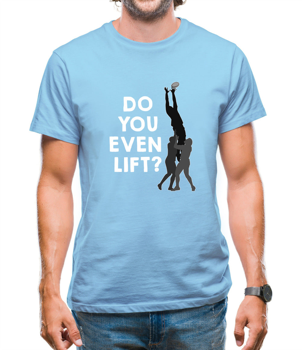 Do You Even Lift (Rugby Lineout) Mens T-Shirt Do You Even Lift (Rugby Lineout) Mens T-Shirt