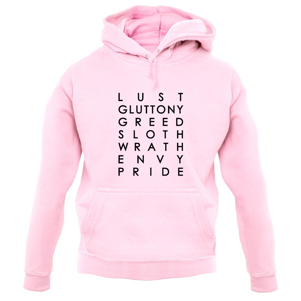 7 Deadly Sins unisex hoodie 7 Deadly Sins unisex hoodie