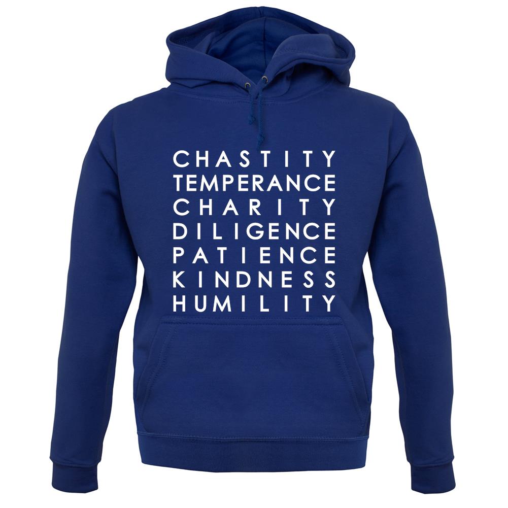7 Catholic Virtues unisex hoodie 7 Catholic Virtues unisex hoodie