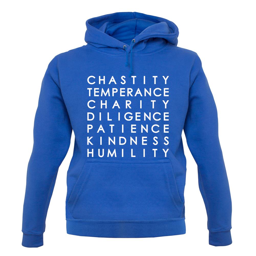 7 Catholic Virtues unisex hoodie 7 Catholic Virtues unisex hoodie