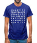 7 Catholic Virtues Mens T-Shirt 7 Catholic Virtues Mens T-Shirt