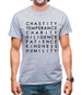 7 Catholic Virtues Mens T-Shirt 7 Catholic Virtues Mens T-Shirt