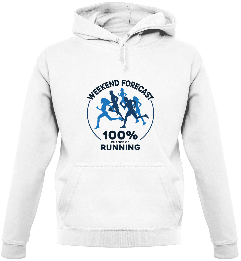 Weekend Forecast - Running Unisex Hoodie Weekend Forecast - Running Unisex Hoodie