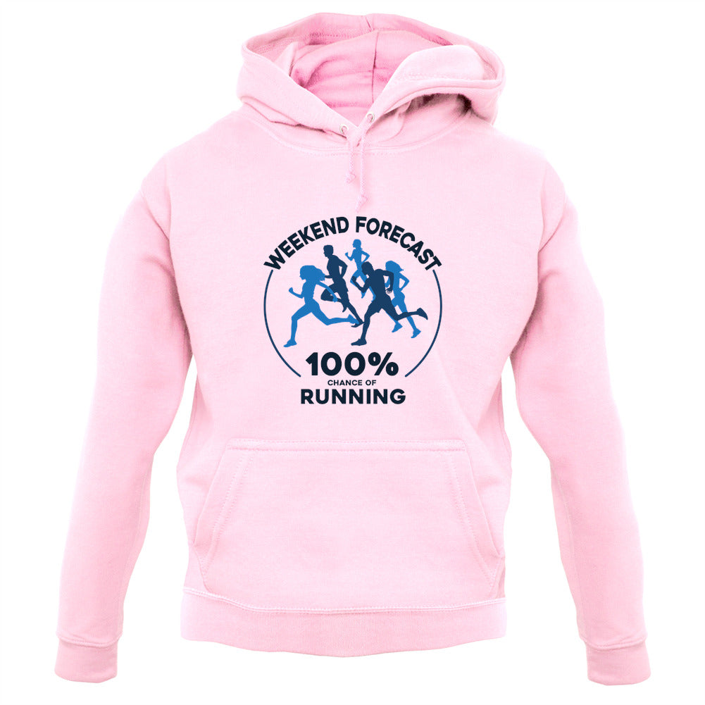 Weekend Forecast - Running Unisex Hoodie Weekend Forecast - Running Unisex Hoodie
