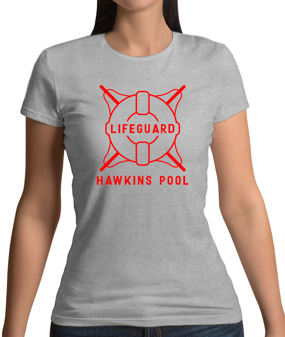 Lifeguard Hawkins Pool Womens T-Shirt Lifeguard Hawkins Pool Womens T-Shirt