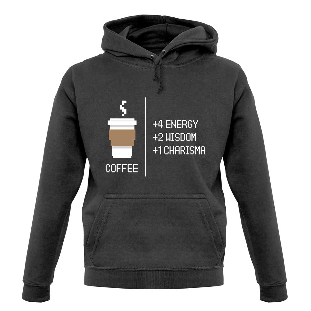 8 Bit Coffee unisex hoodie 8 Bit Coffee unisex hoodie