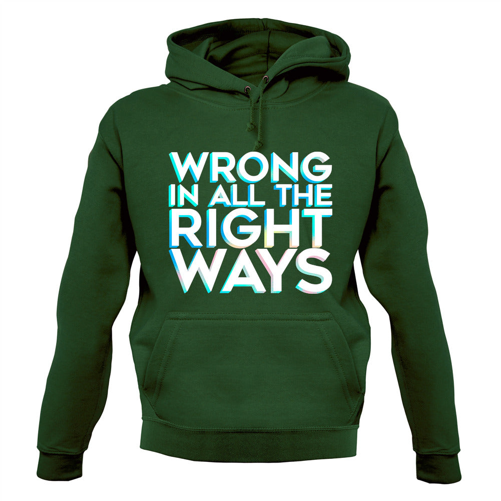 Wrong In All The Right Ways Unisex Hoodie Wrong In All The Right Ways Unisex Hoodie
