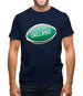 Irish Flag Rugby Ball Mens T-Shirt