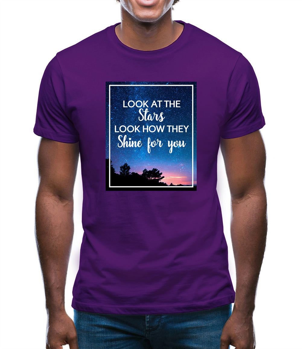 Look At The Stars Mens T-Shirt Look At The Stars Mens T-Shirt