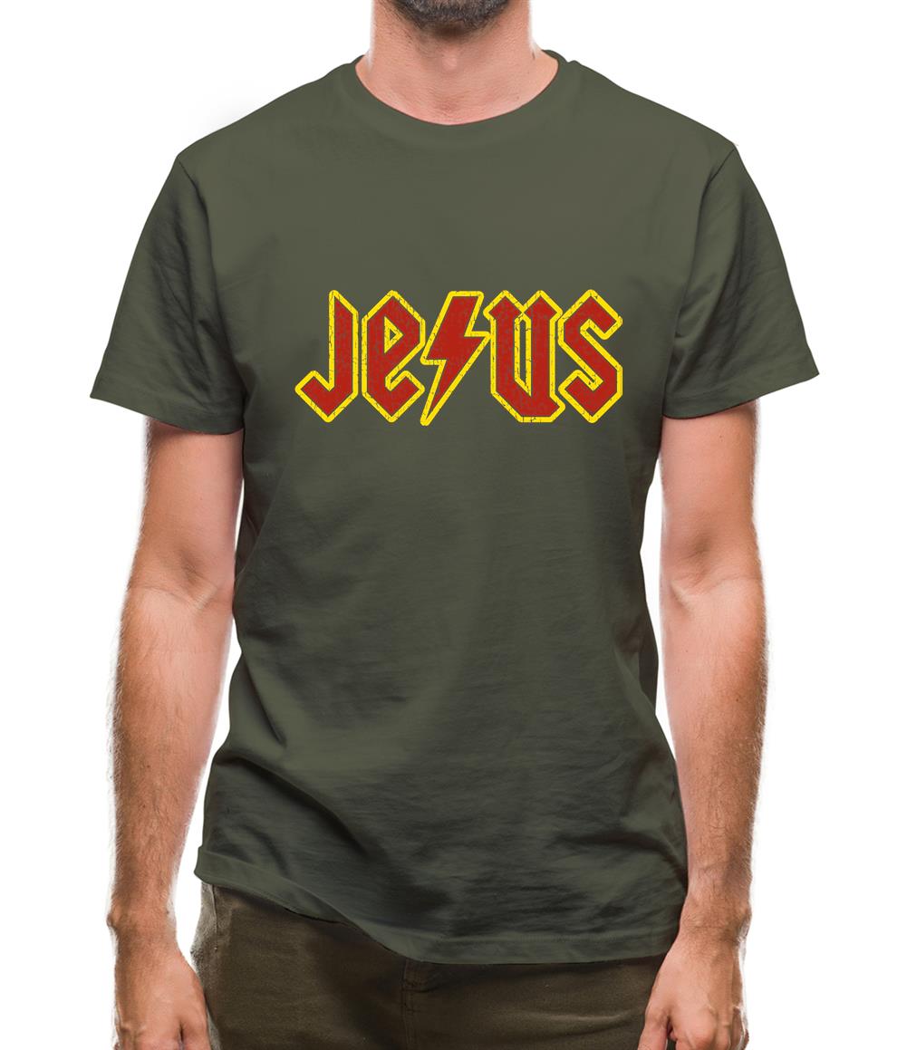 Jesus Rock Style Mens T-Shirt Jesus Rock Style Mens T-Shirt