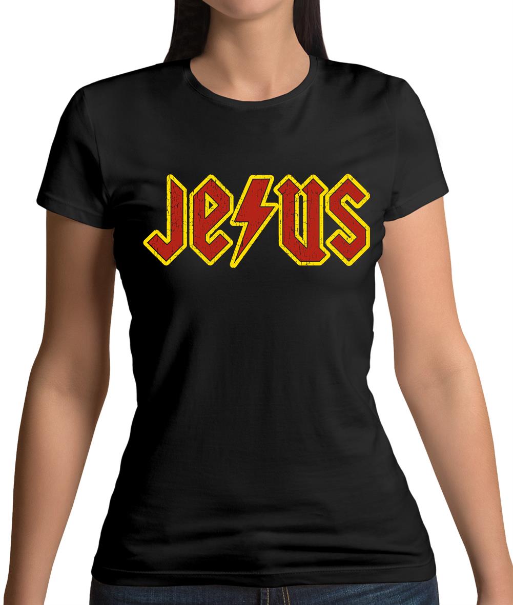 Jesus Rock Style Womens T-Shirt Jesus Rock Style Womens T-Shirt