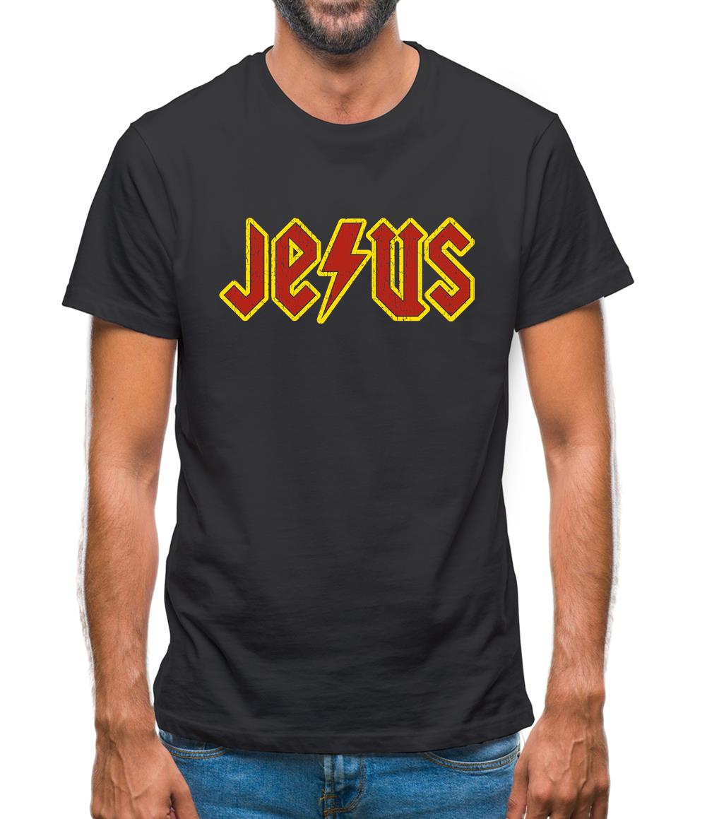 Jesus Rock Style Mens T-Shirt Jesus Rock Style Mens T-Shirt