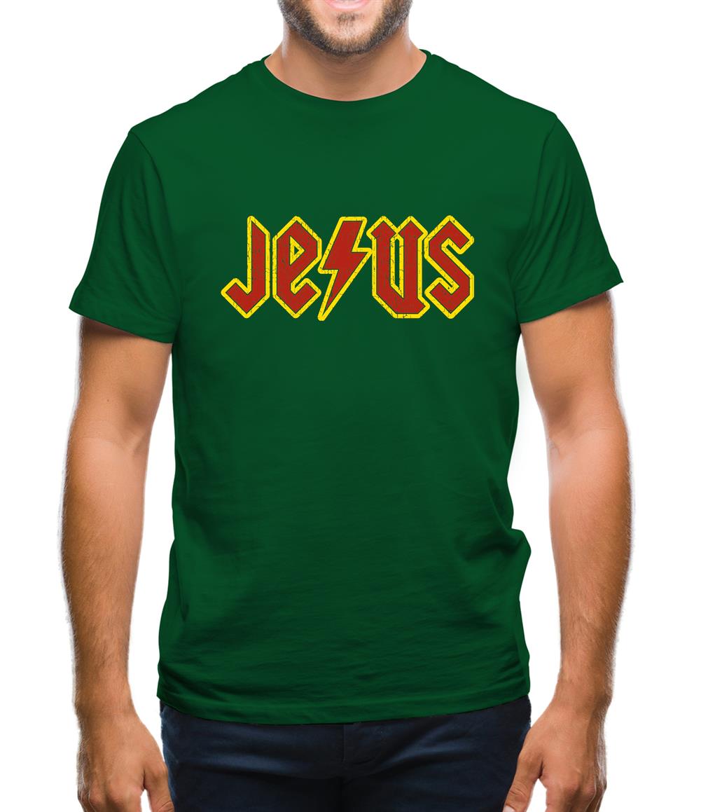 Jesus Rock Style Mens T-Shirt Jesus Rock Style Mens T-Shirt