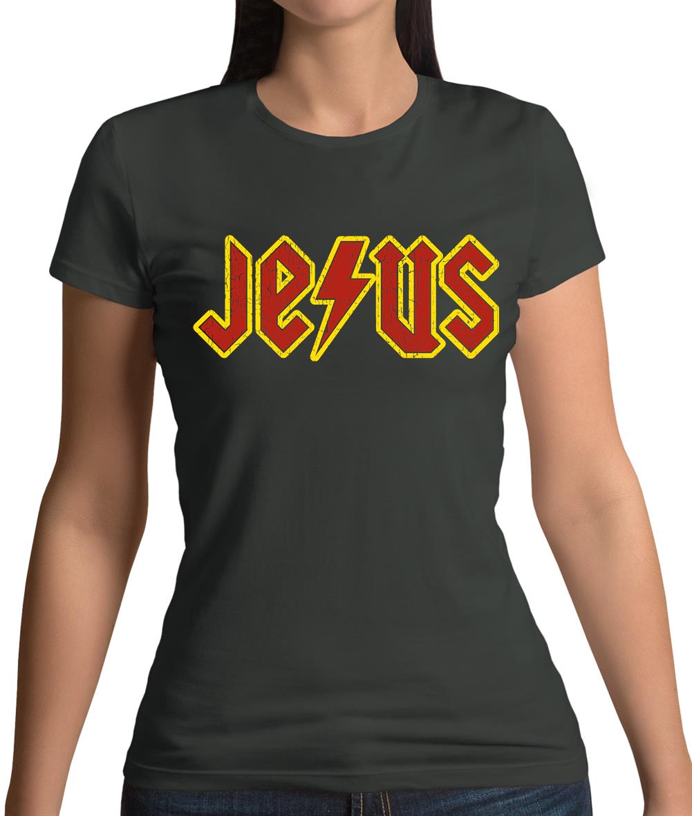 Jesus Rock Style Womens T-Shirt Jesus Rock Style Womens T-Shirt
