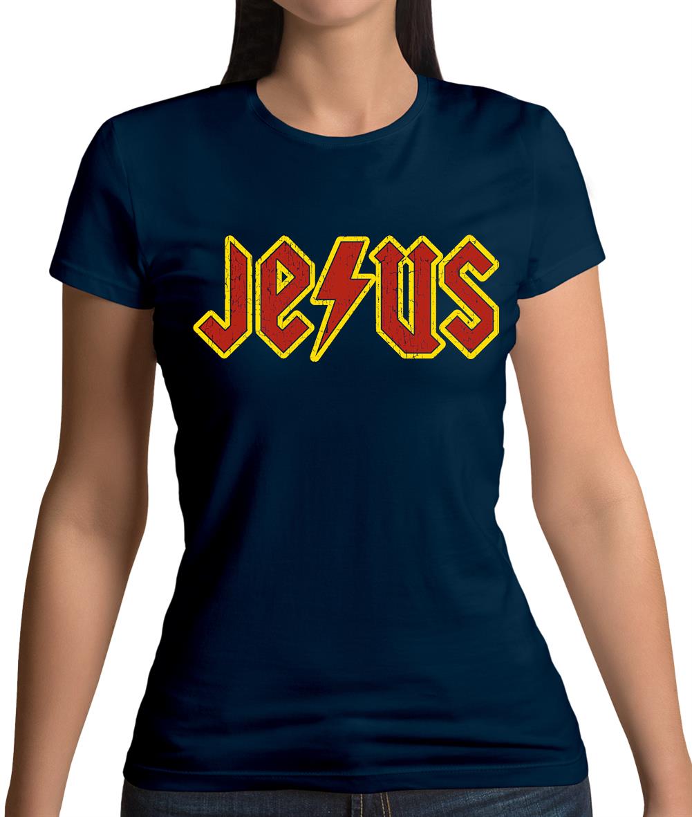 Jesus Rock Style Womens T-Shirt Jesus Rock Style Womens T-Shirt