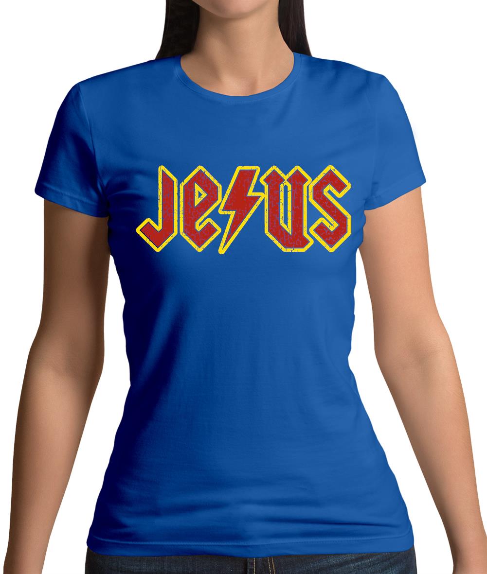 Jesus Rock Style Womens T-Shirt Jesus Rock Style Womens T-Shirt