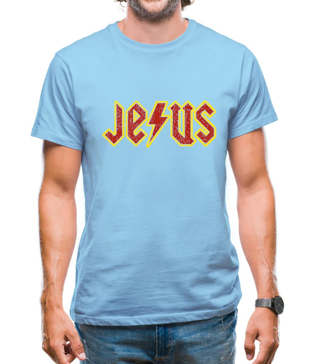 Jesus Rock Style Mens T-Shirt Jesus Rock Style Mens T-Shirt