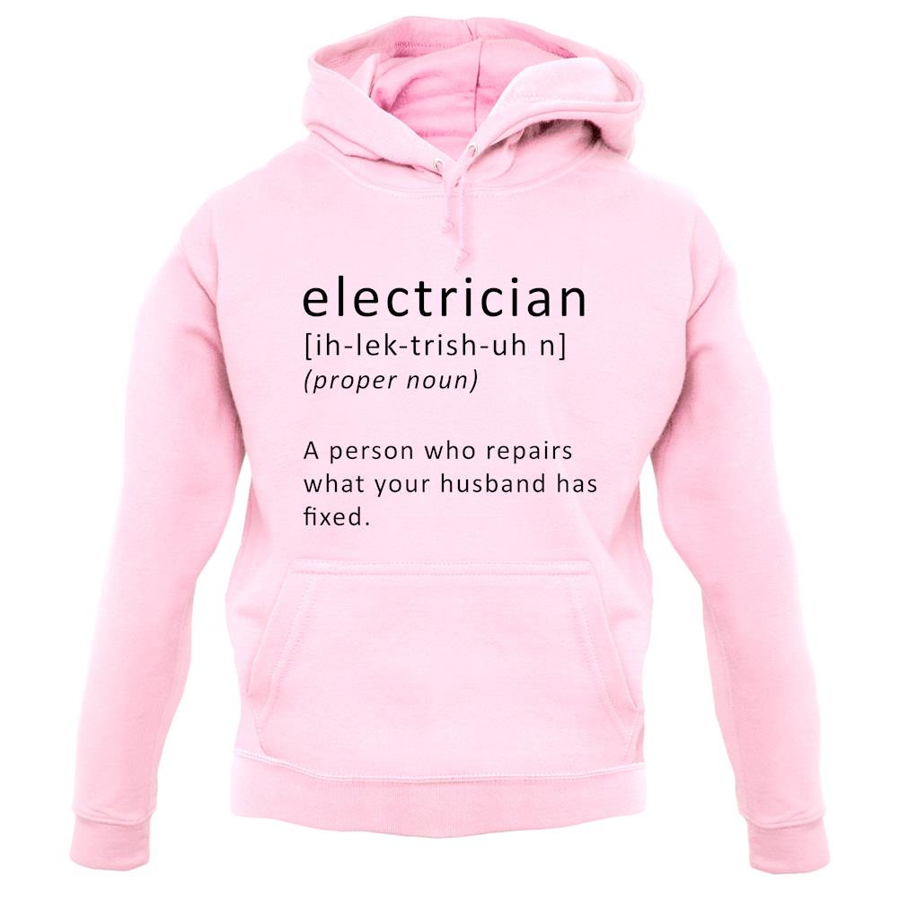 Electrician Definition unisex hoodie Electrician Definition unisex hoodie